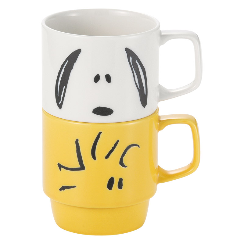 ピーナッツ　〈スタックマグ〉　4ピースマグセット