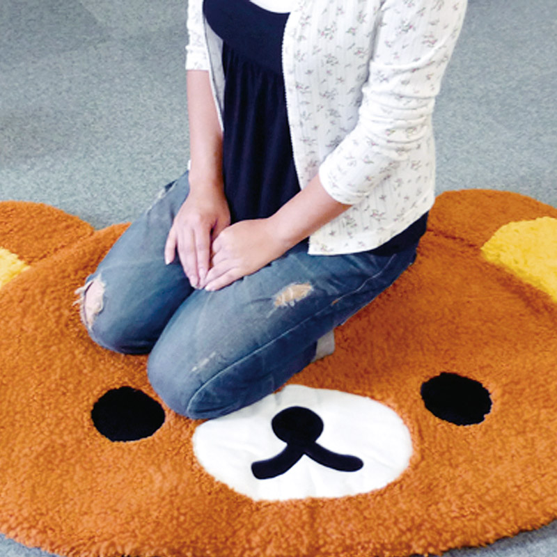 リラックマ　　BIGフェイスマット