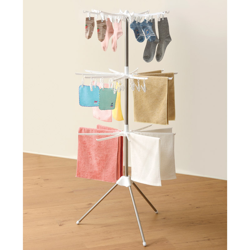 マイドライ3　　スタンド式物干し3段