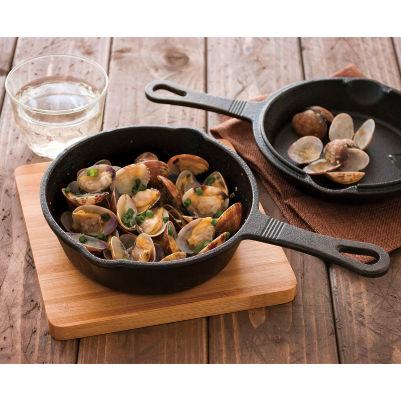 ヘビーズ　　鉄スキレットセット(敷板付)