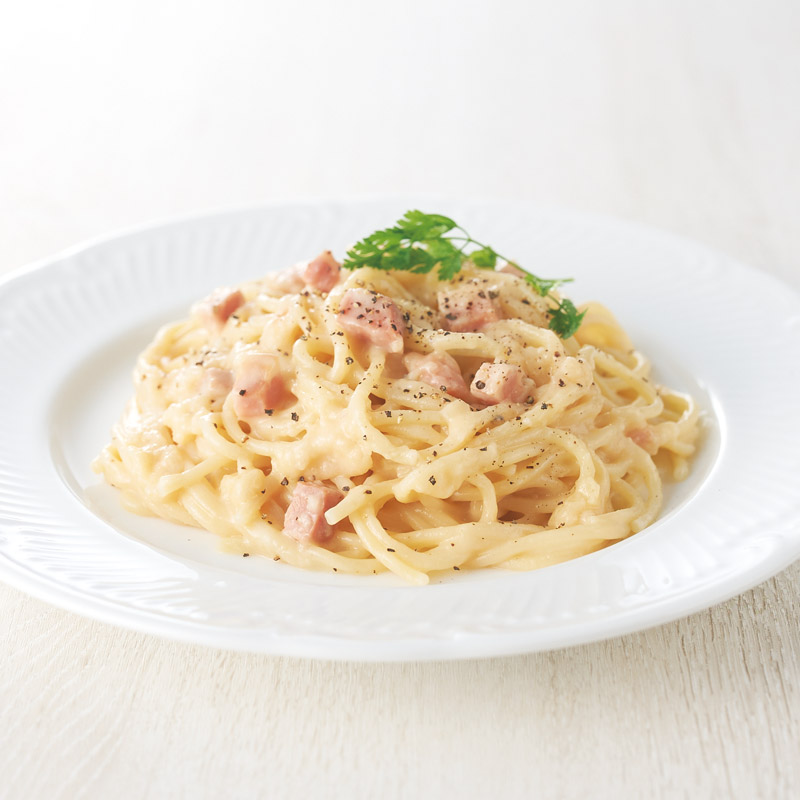 ベーコンのカルボナーラソース