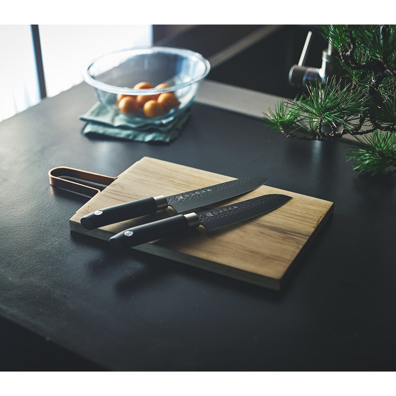 濃州孫六作　　黒打和包丁2点セット