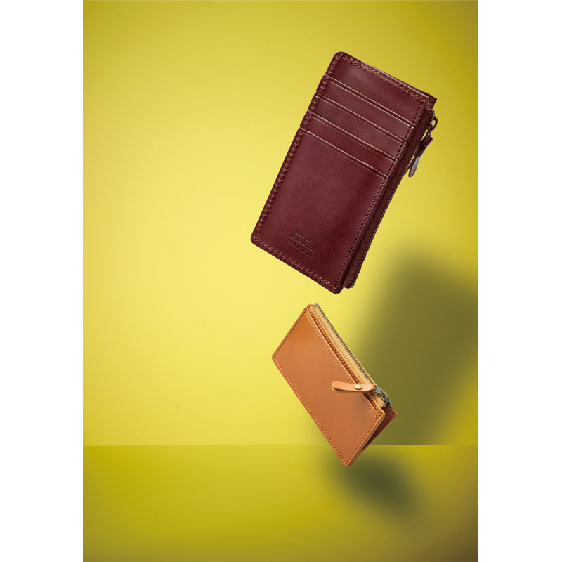 made in underground osaka.japan　　ヌメ革カードケース