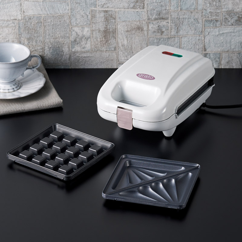 グラート　　着脱式マルチサンドメーカーS(2枚組)