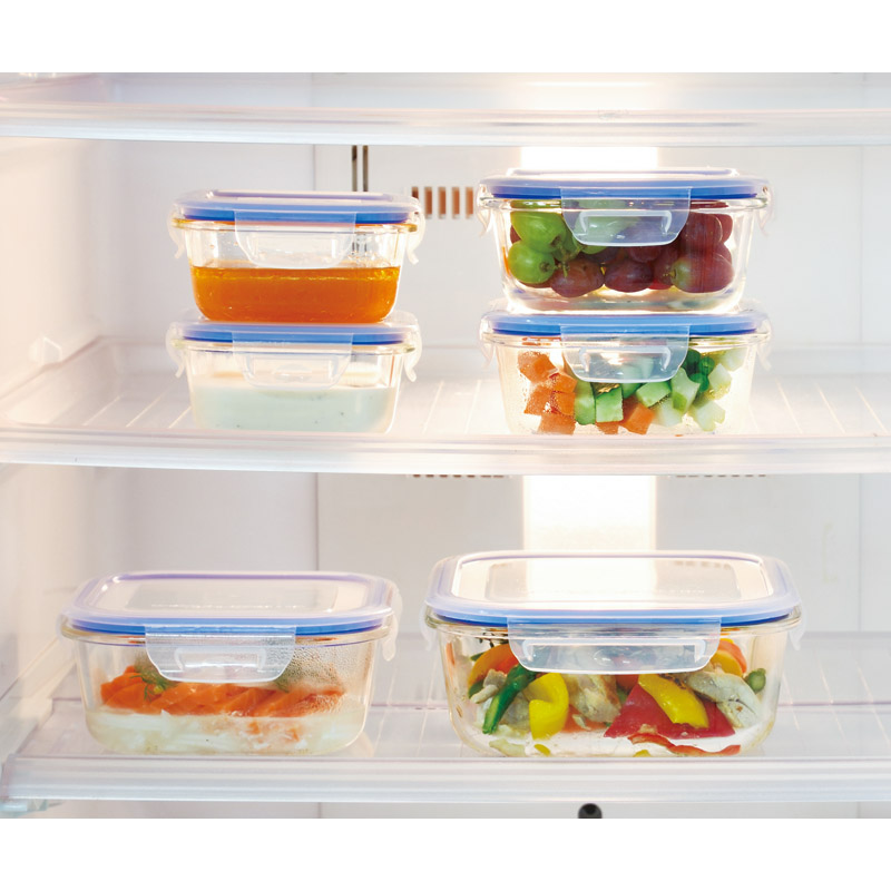 レッシュ　　耐熱ガラス容器8点セット