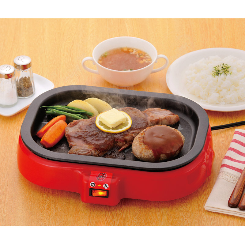 ホームスワン　　着脱式電気たこ焼器(平プレート付)