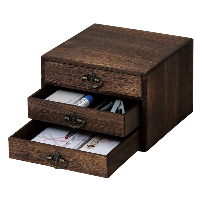 焼桐 小引き出し3段