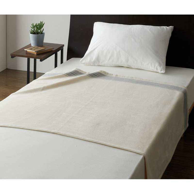 ボタニカルダイ　　なめらかコットンハーフ毛布