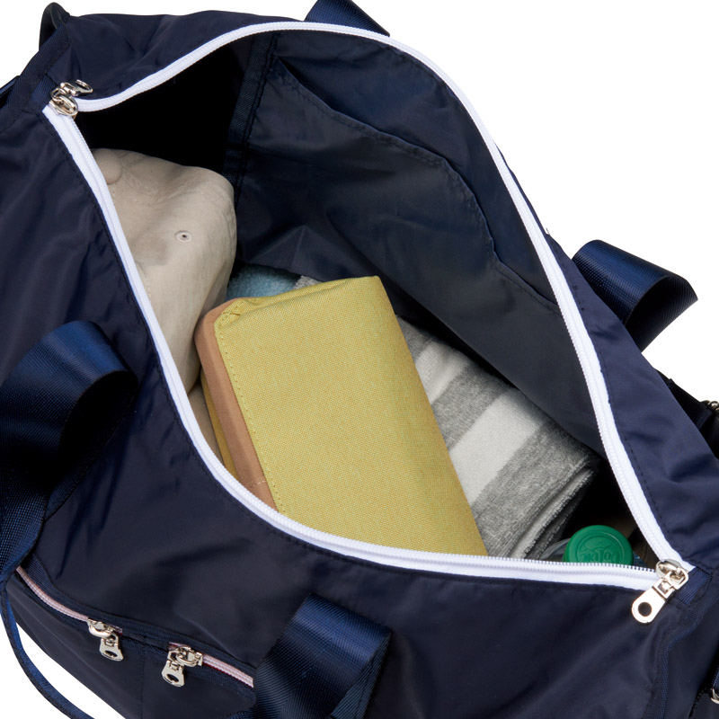 アダバット　　ボストンバッグ(ネイビー)