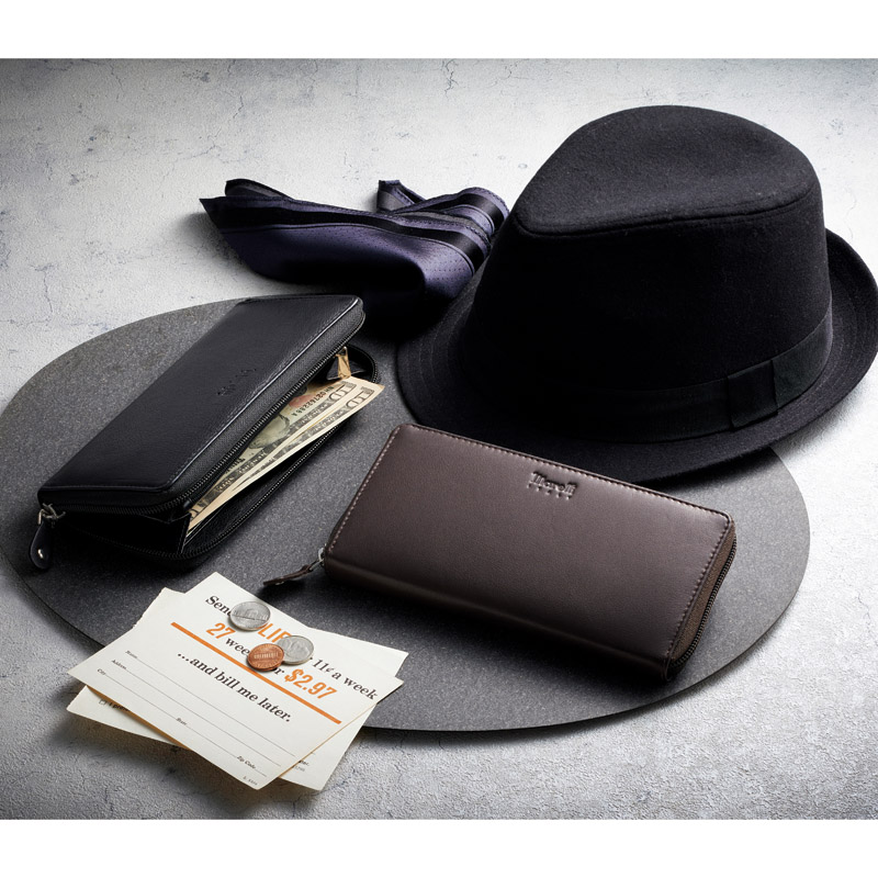 マレリー　　紳士ラウンドファスナー財布