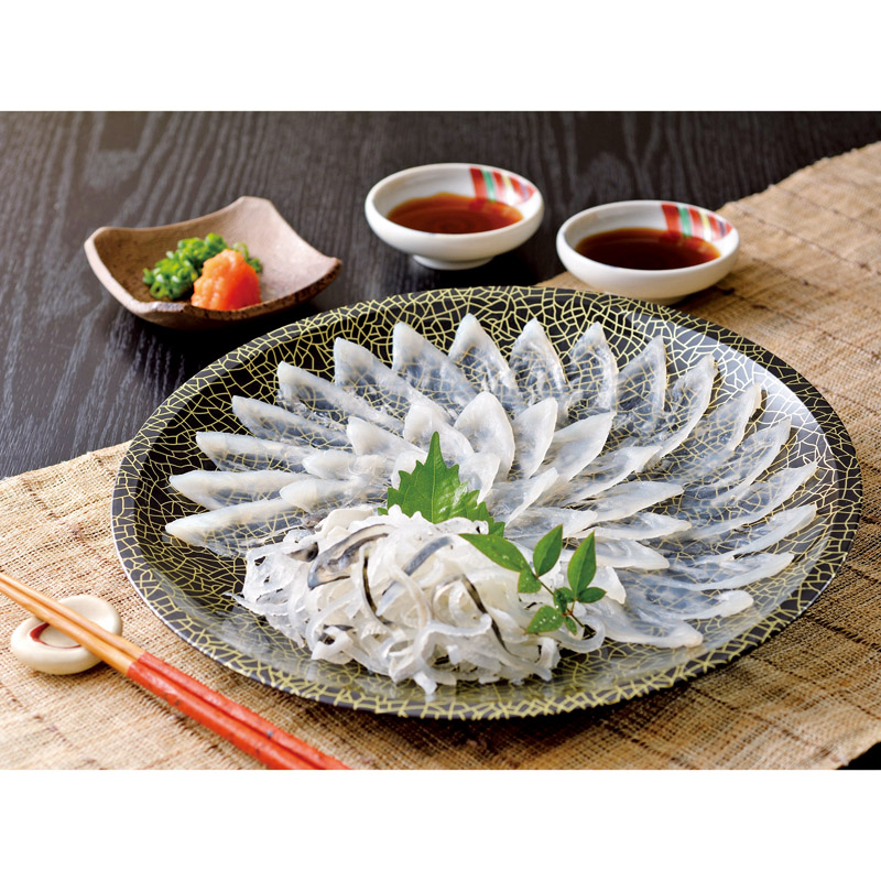 関とら本店　　とらふく刺身セット