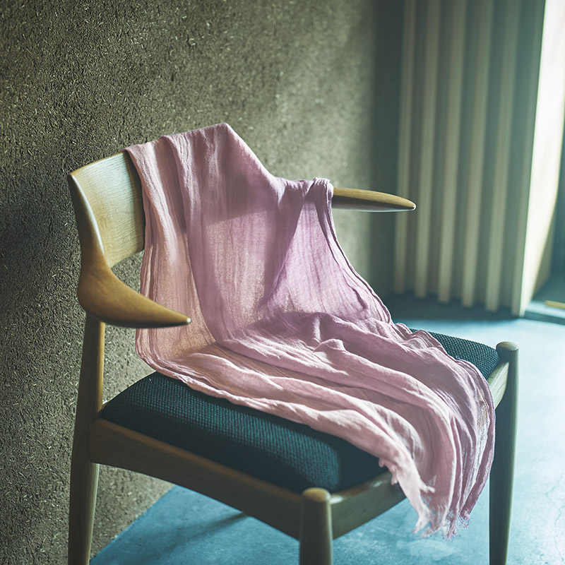 　オーガニックコットン カシミヤ混ストール