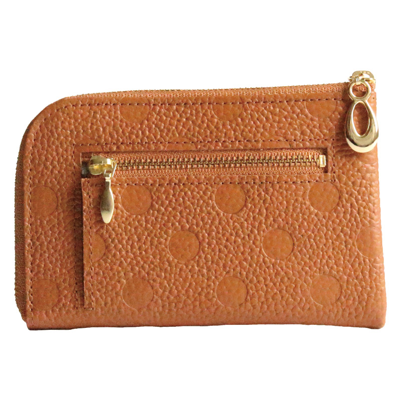 　牛革L字ファスナーミニ財布