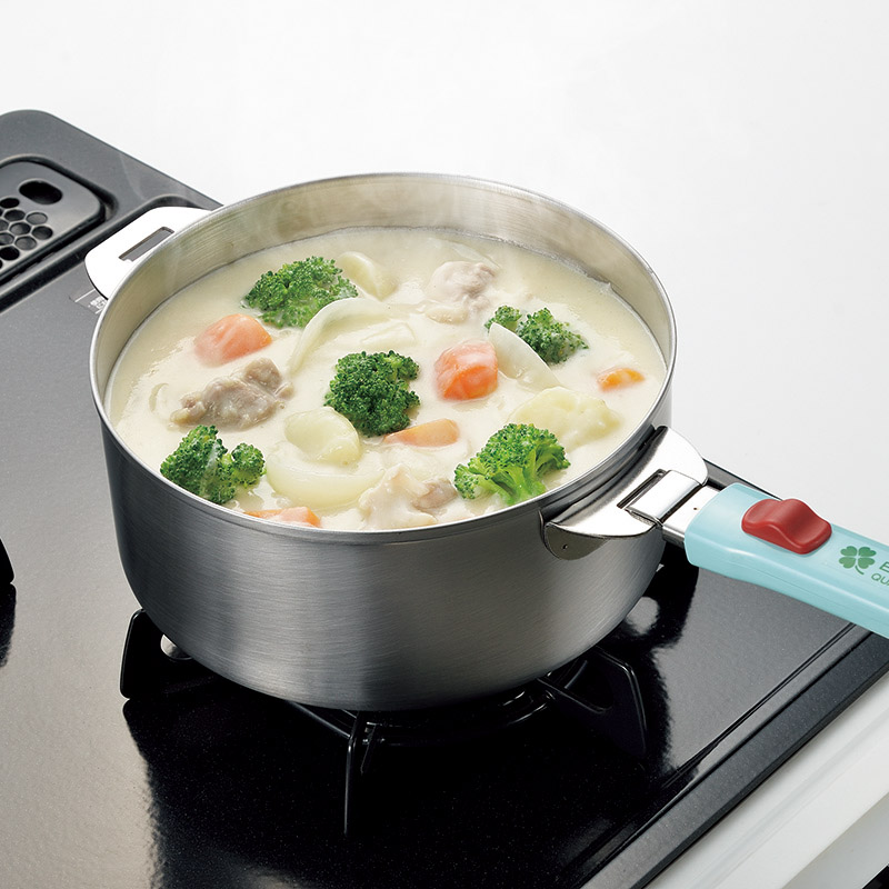 　ハンドル着脱式鍋18cm&20cm