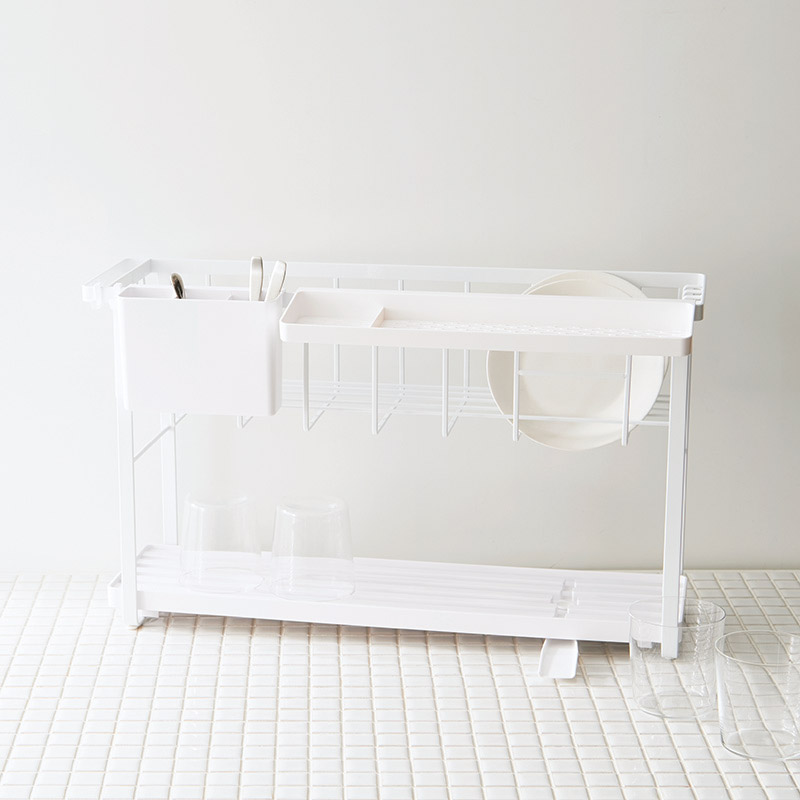 スリム3WAY水切りワイヤーバスケット2段