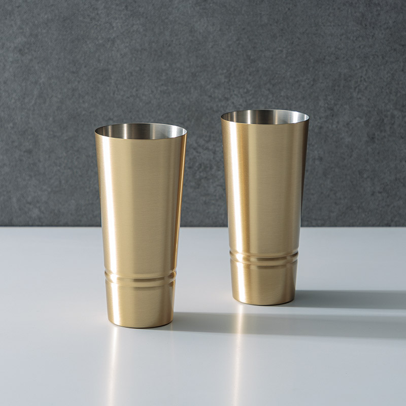 　真鍮製ピルスナー2PCS