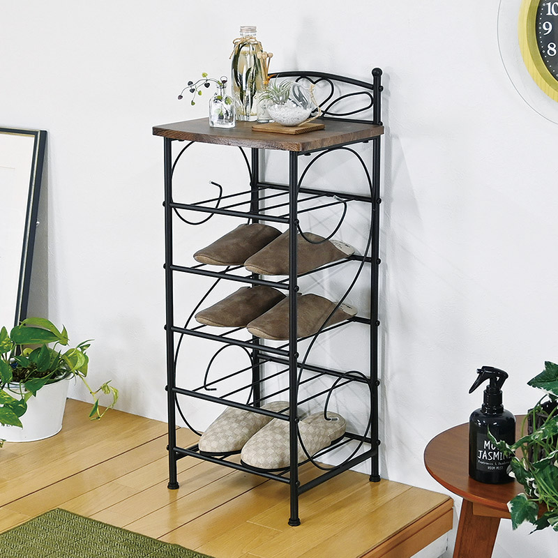 ヴィンテージ風スリッパラック