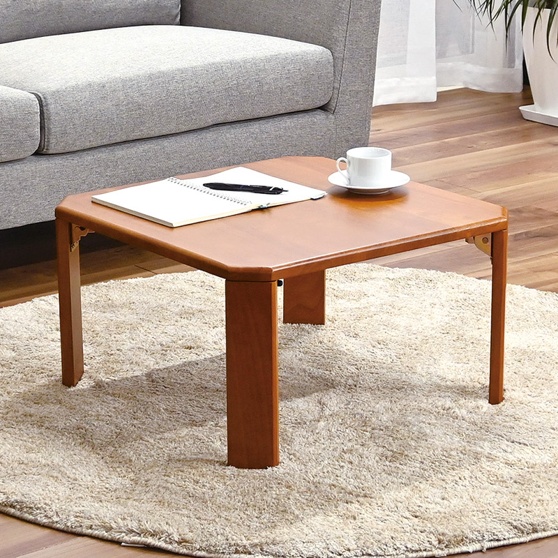 天然木折りたたみテーブル