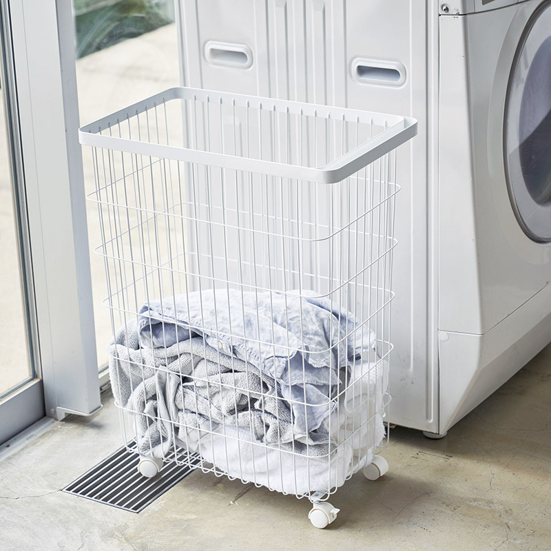ランドリーバスケット キャスター付き