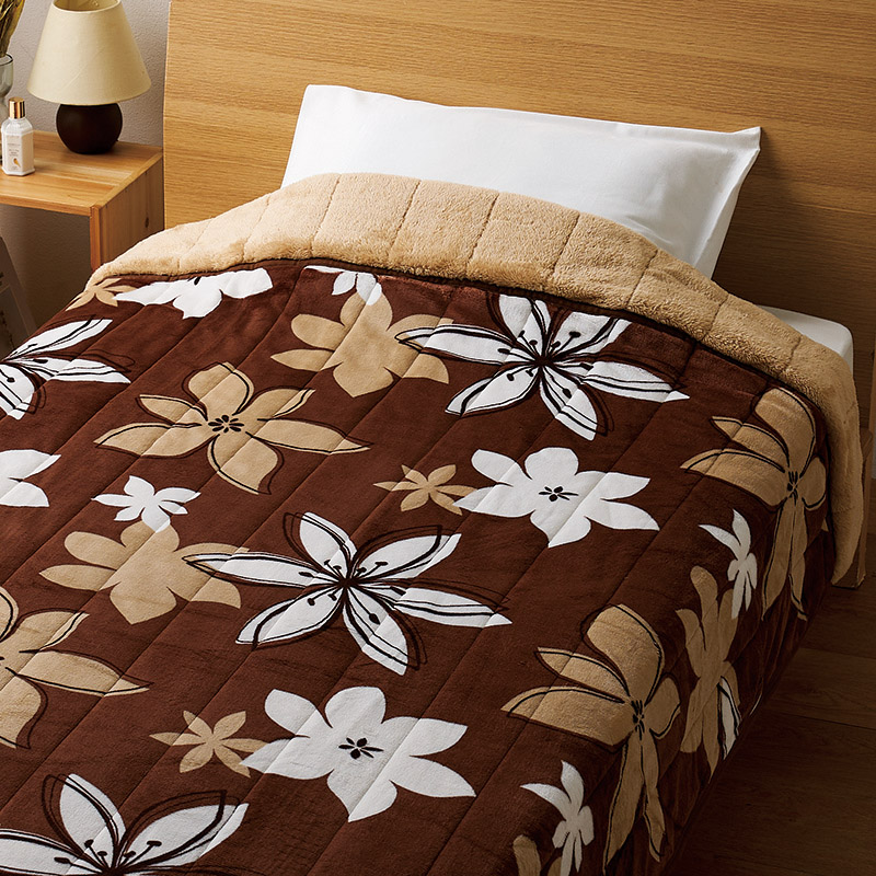 　あったかアイデア&厳選素材 あったか遠赤極ふわ合せ綿入毛布