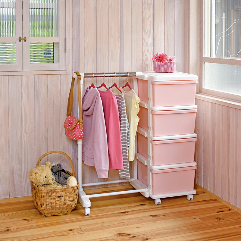 カラーシーズユニット4段パイプハンガー付