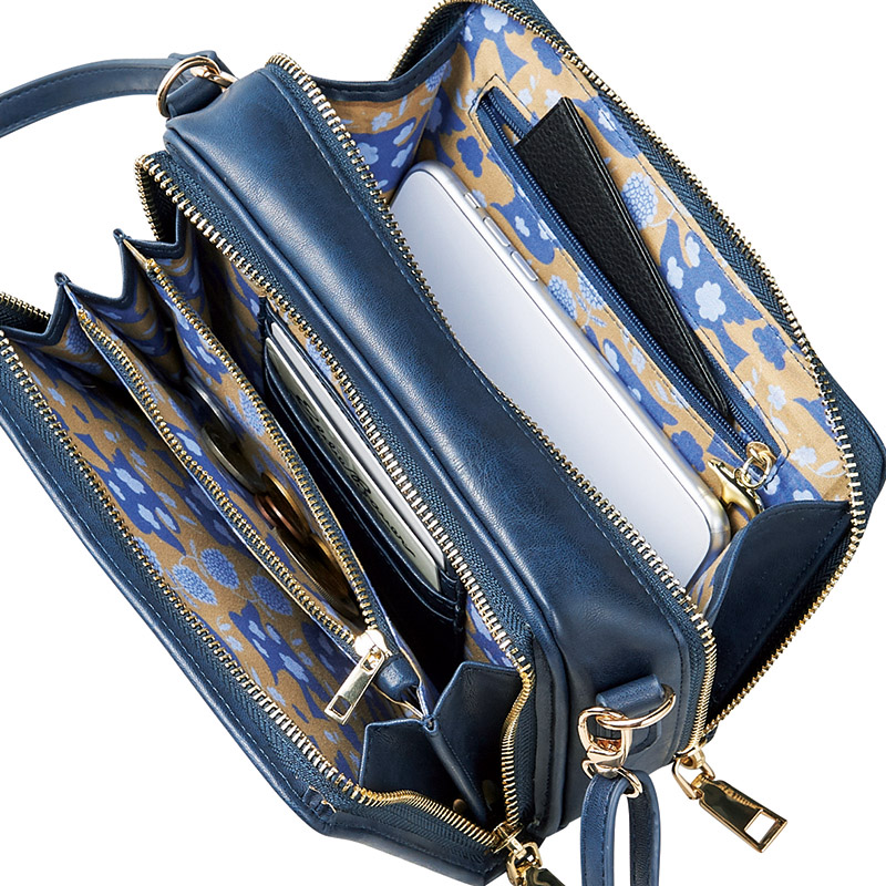 　多機能ショルダーバッグ