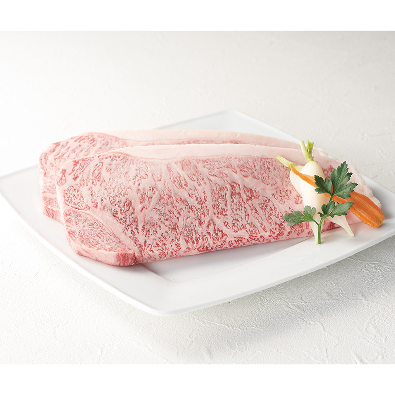 　東北産黒毛和牛ロースステーキ