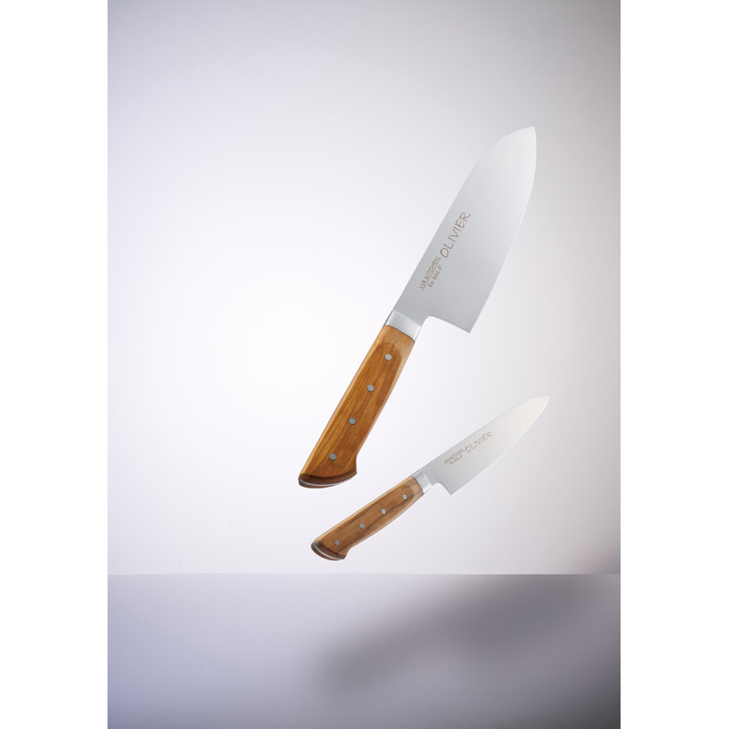　オリーブキッチンナイフ2点セット