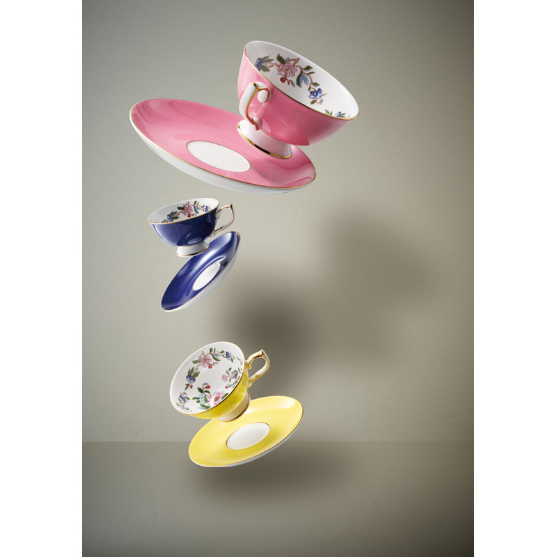 　ペアティーカップソーサー アセンズ