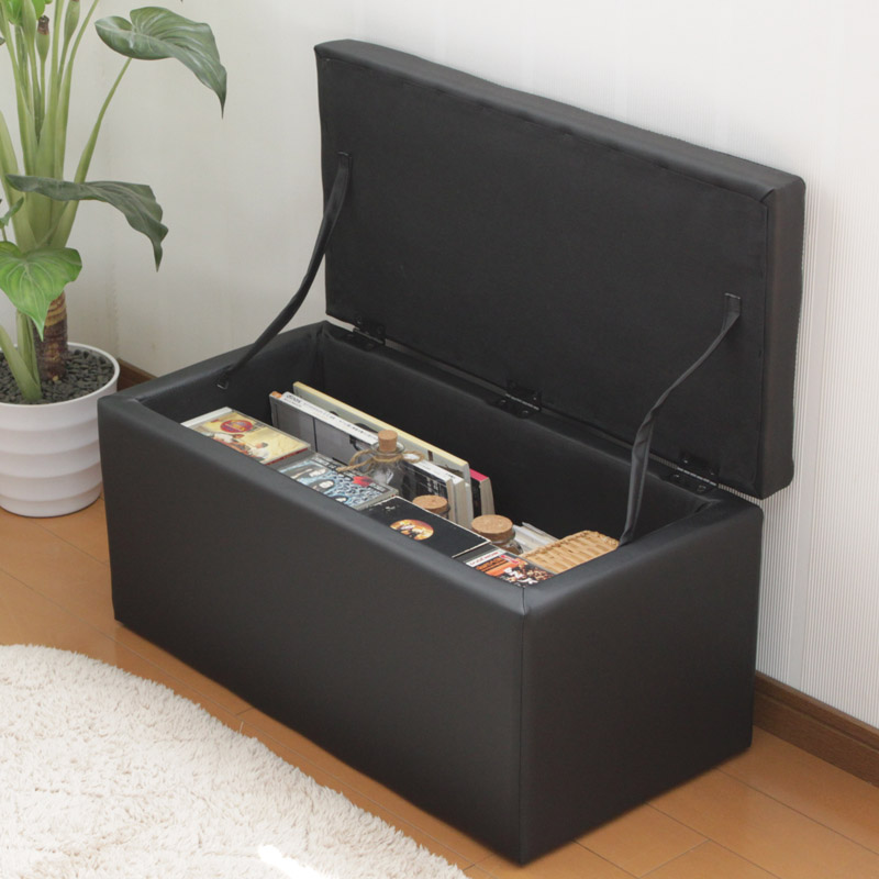 収納スツール ワイド