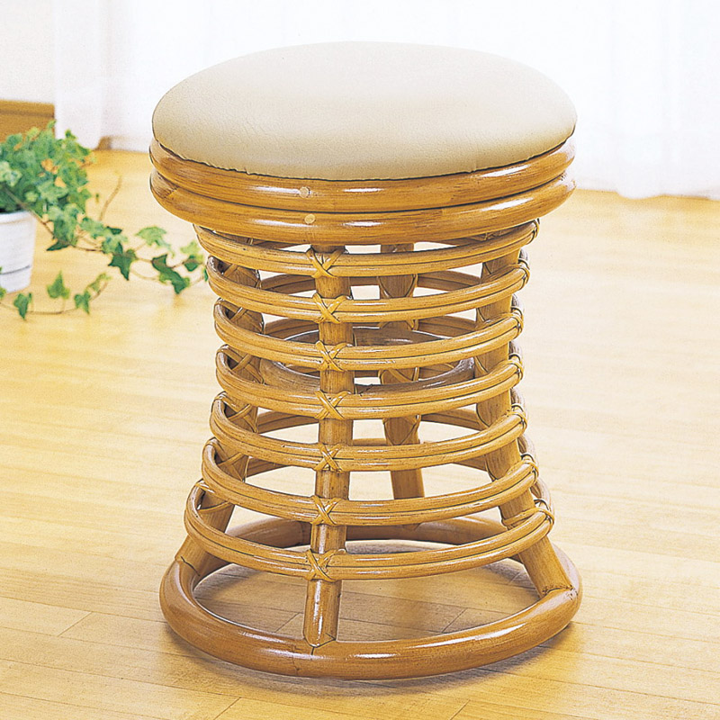 籐スツール