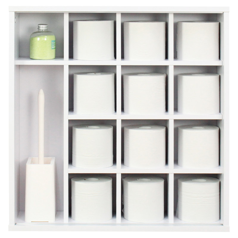 引き戸式トイレ収納庫