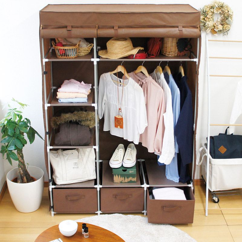 カバー付き引出しハンガー