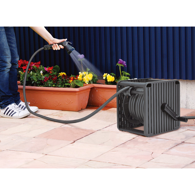 Gムーブ20mホースリール 蛇口コネクターセット