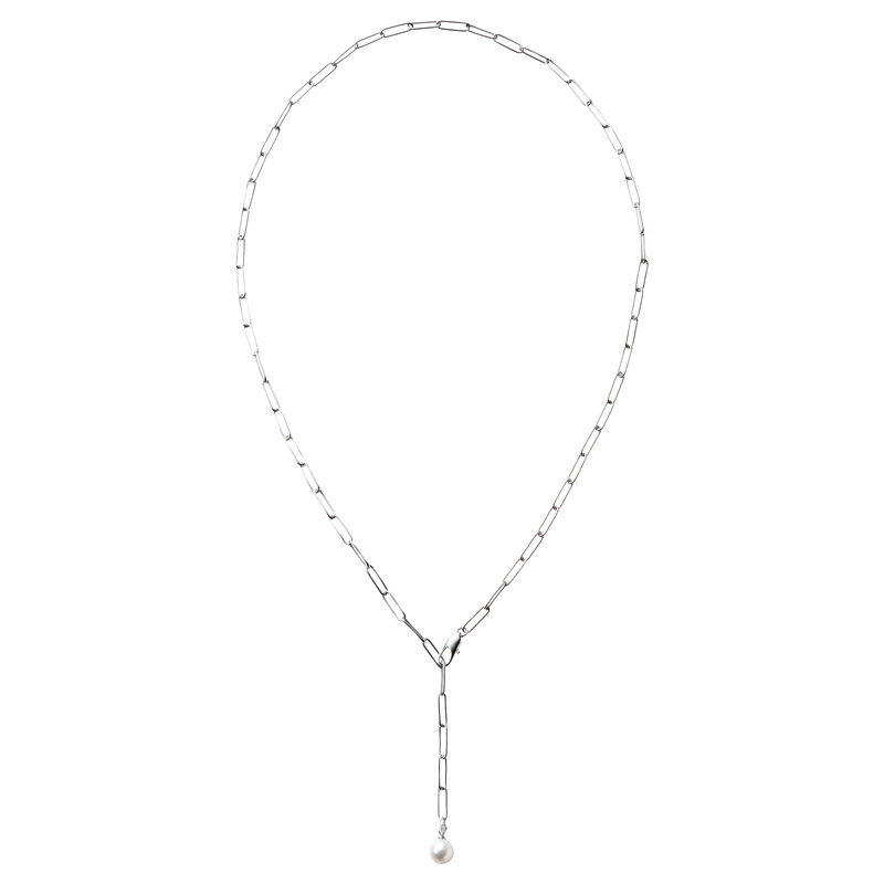 　淡水パールY字ネックレス