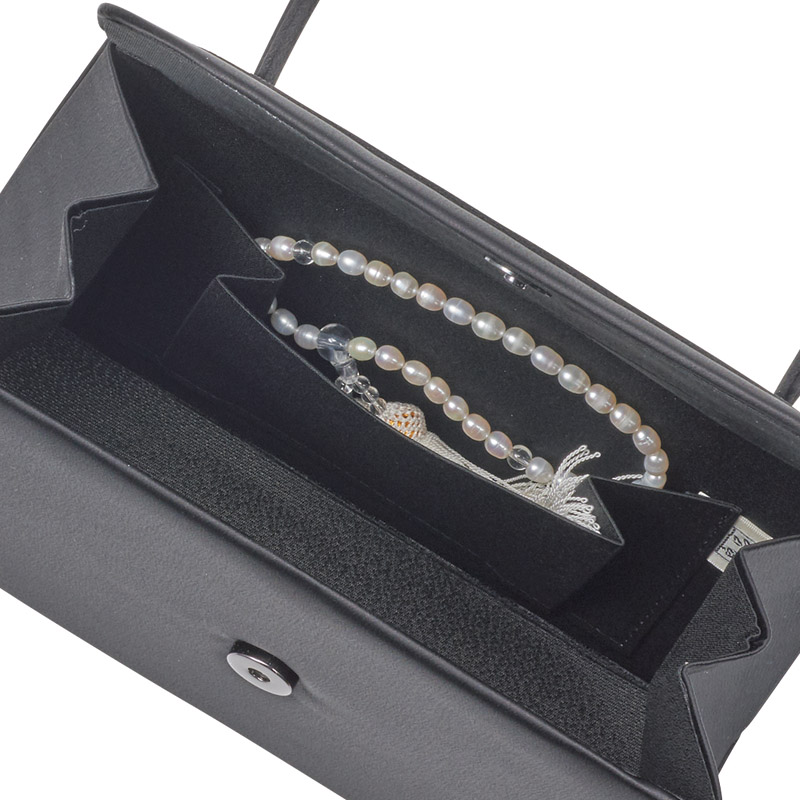 　日本製サテンフォーマルバッグ(袱紗付)