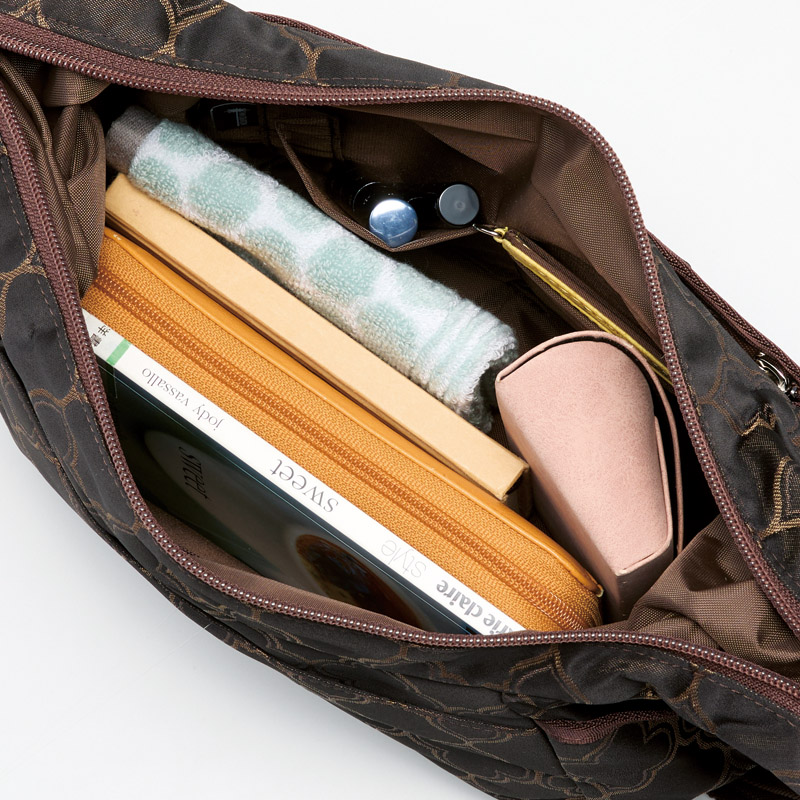 群馬県桐生ジャガードショルダー(ブラック)