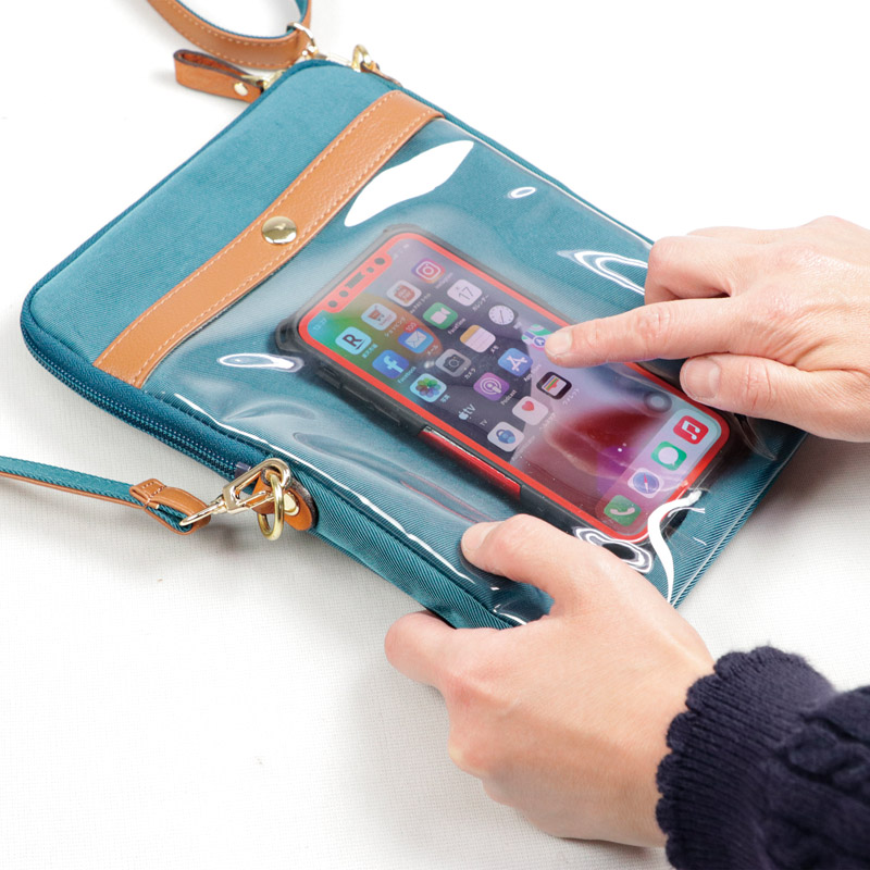 ショルダーバッグ(ブルー)