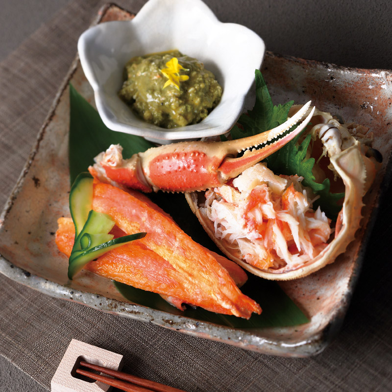 北海ずわいがに2尾