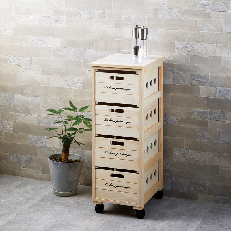 キッチン便利ストッカー4段