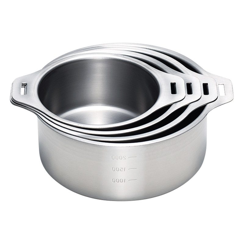 　IH対応ハンドル着脱式鍋4点セット