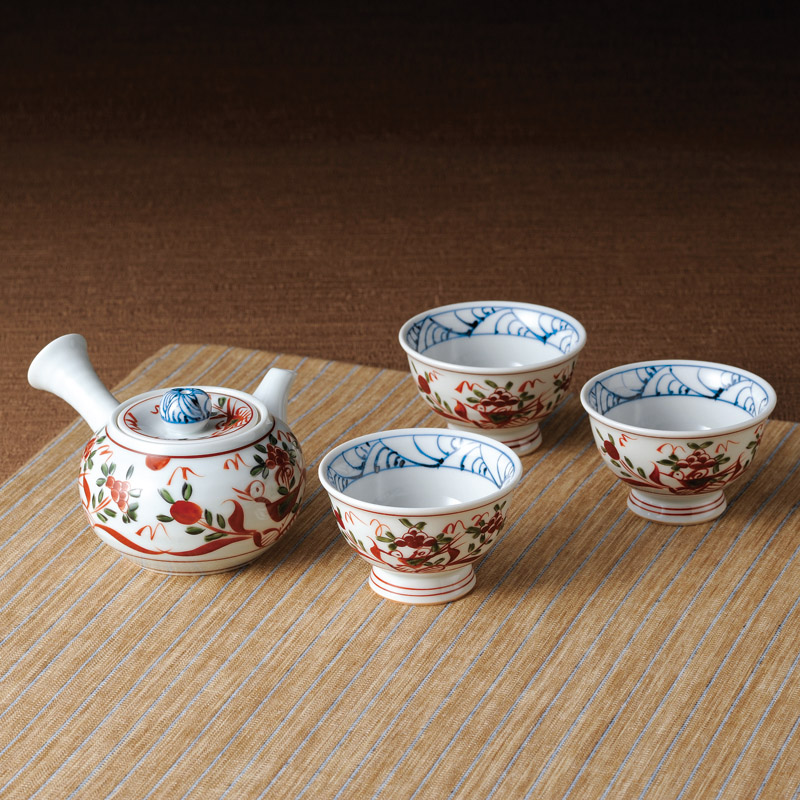 　古伊万里写し絵 急須茶器揃