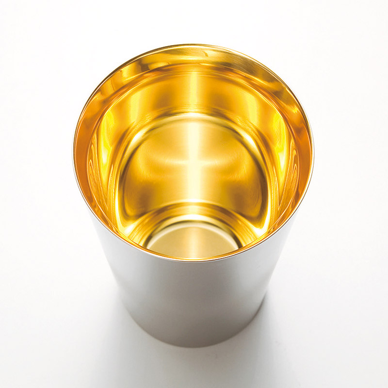 　ステンレスタンブラー 内面金メッキ2P