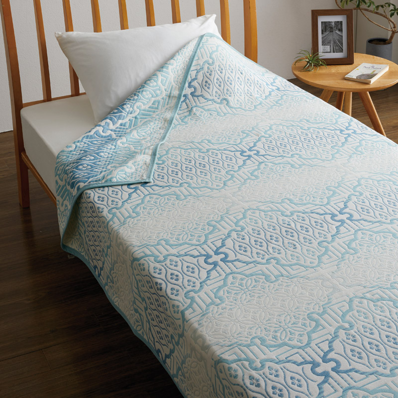 　プレミアム四重織ガーゼ毛布2P