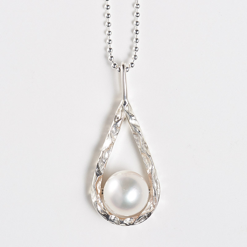 　あこや真珠ドロップペンダント