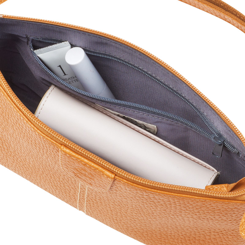 　ショルダーバッグ&インナーカードケース(キャメル)