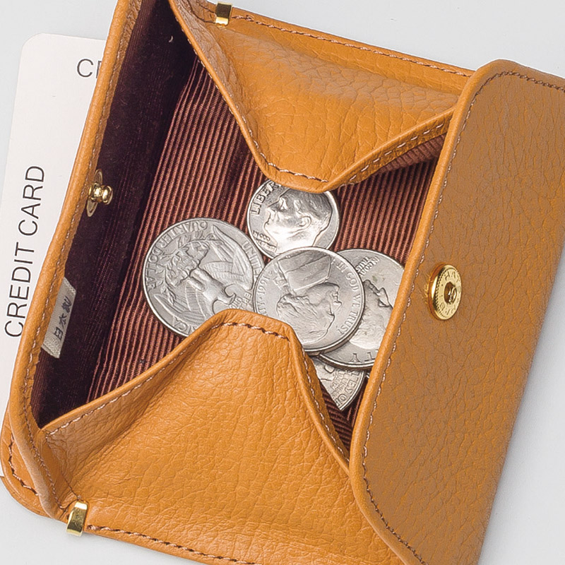 　牛革ショルダーバッグ&財布セット