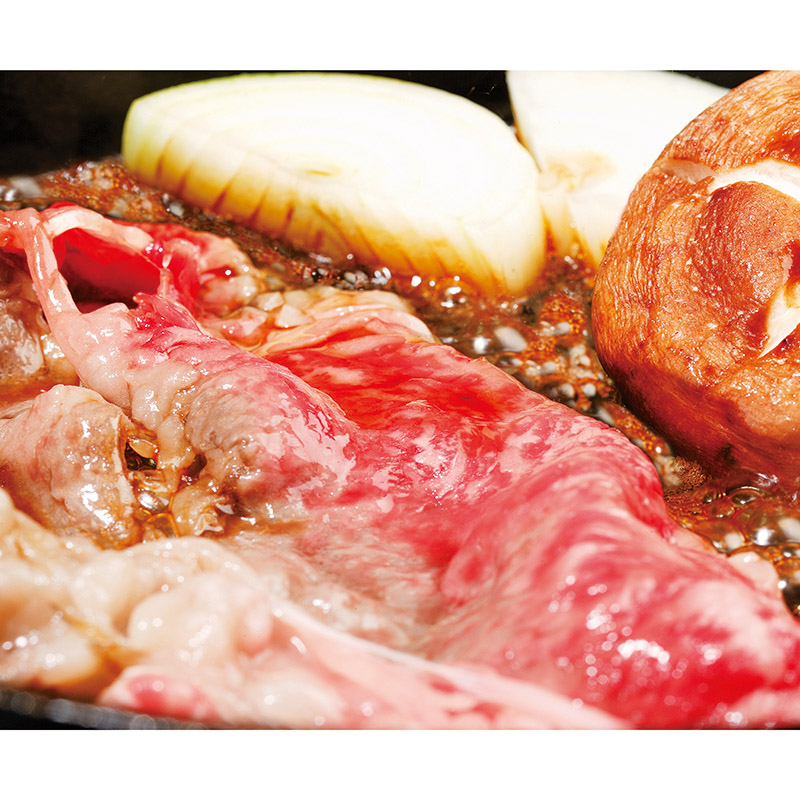 肉の三ツ輪屋･但馬牛肩ロースすき焼き用