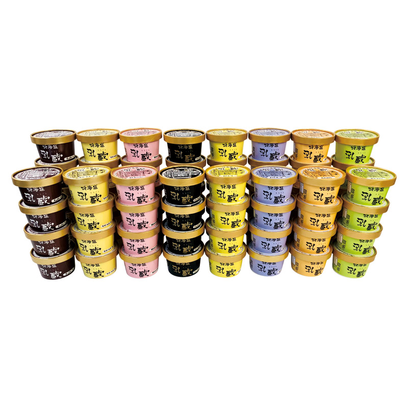 北海道アイスクリーム8種72個