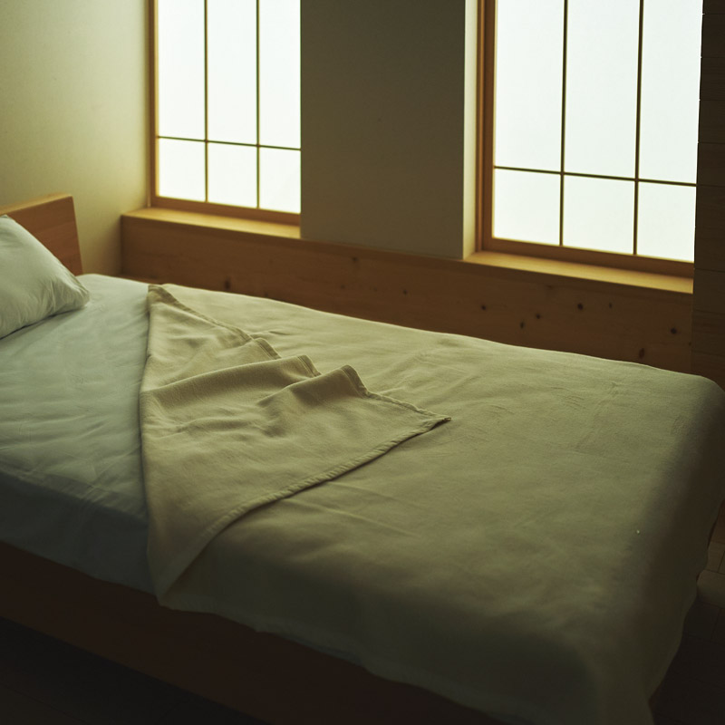 洗えるシルク混毛布&シルク混毛布(毛羽部分)